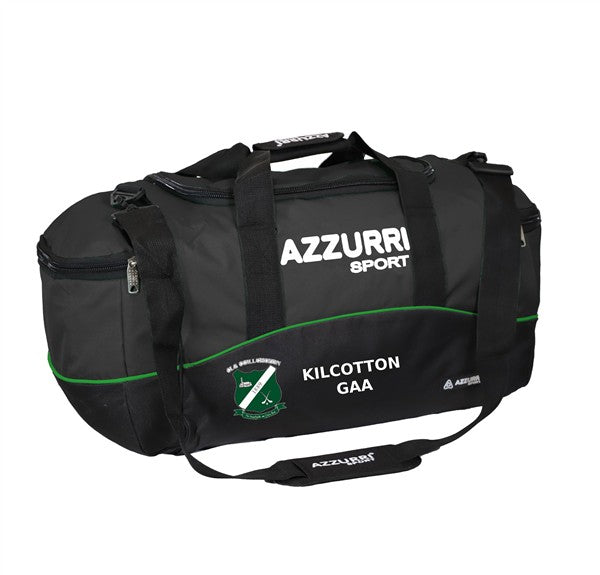 Kilcotton GAA Slieve Bloom Kitbag Black/Black/Emerald