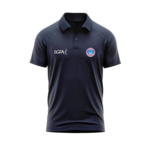 Ballinhassig LGFA Cali T-shirt Navy/Royal Honey Comb
