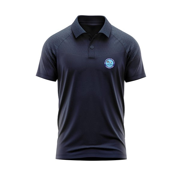 Ballybridge United FC Cali Polo Navy/ Navy Honeycomb