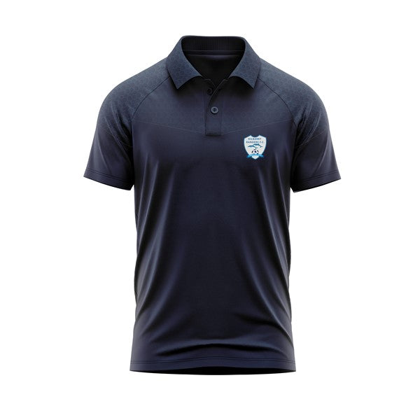 Kilbarry Rangers Cali Polo Shirt Navy/ Navy Honeycomb