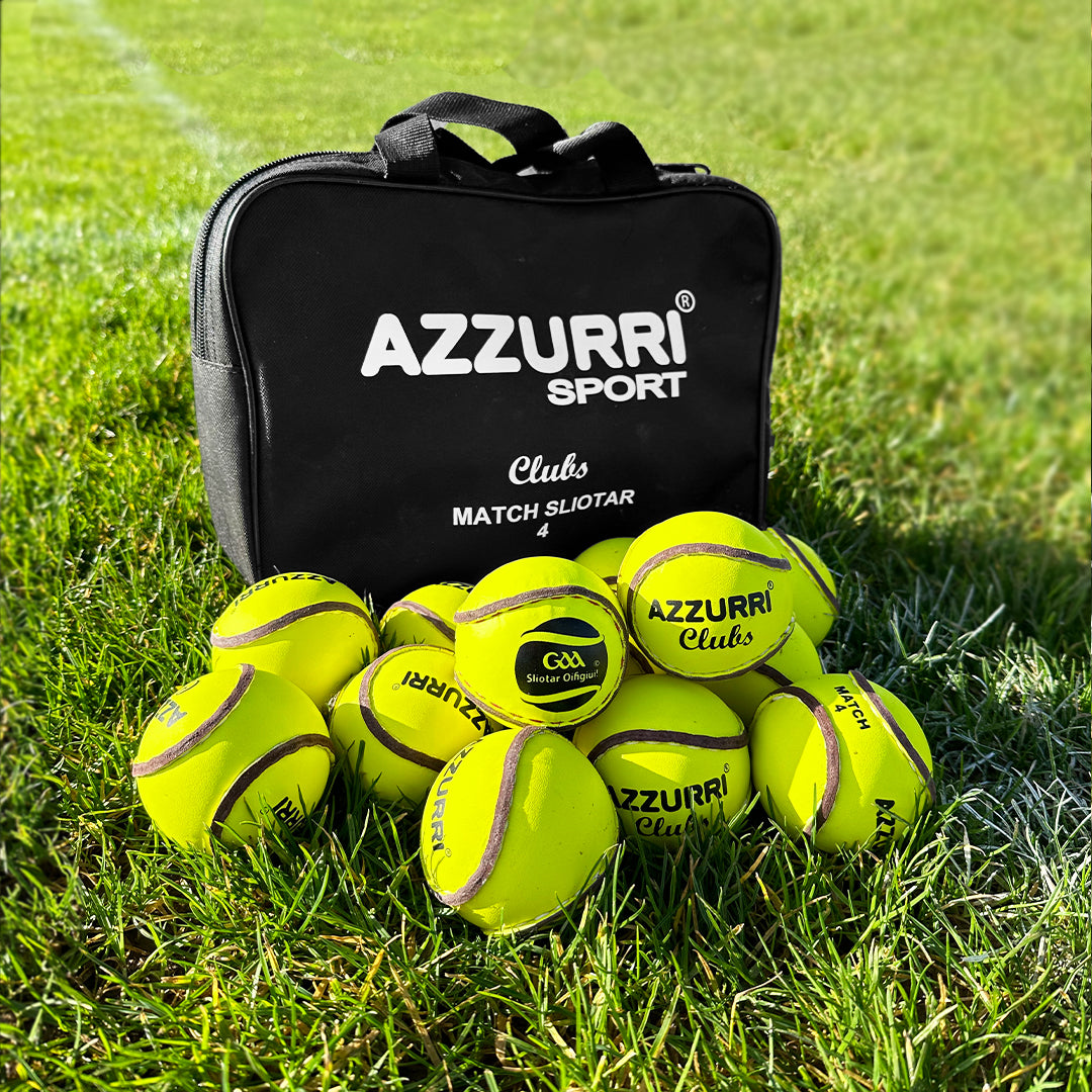 "Clubs" Match Sliotar 12 Pack - Yellow