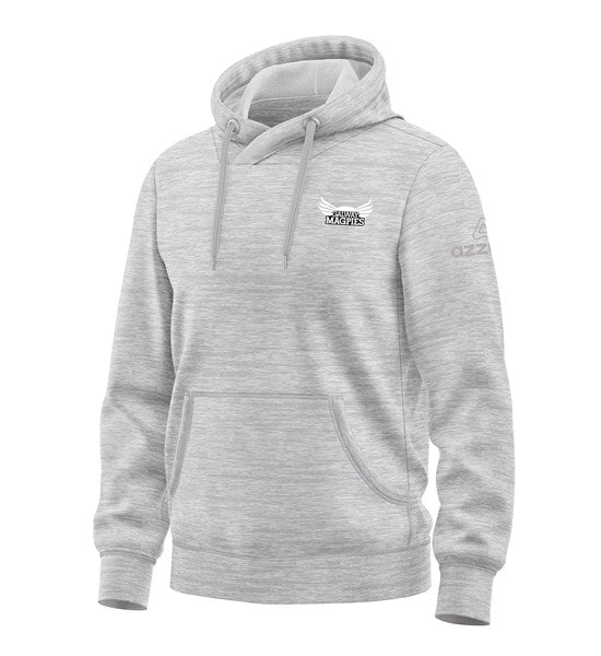 Galway Magpies Cotton Hoodie Light Grey Melange