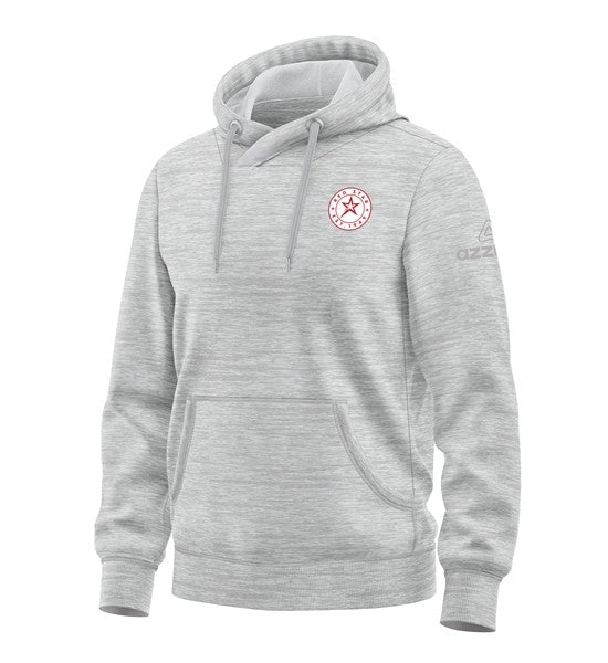Red Star FC Waterford Cotton Hoodie Light Grey Melange