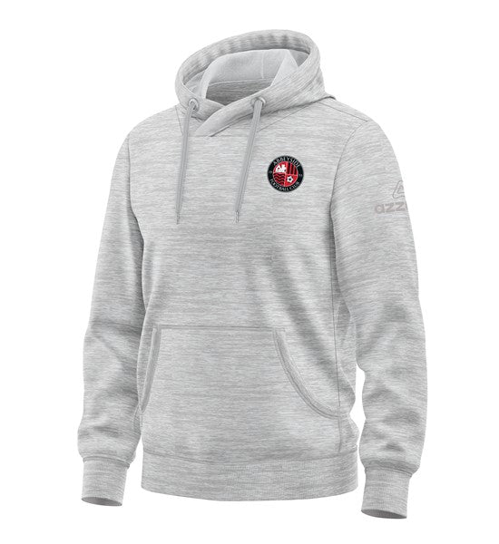 Abbeyside AFC Cotton Hoodie Light Grey Melange