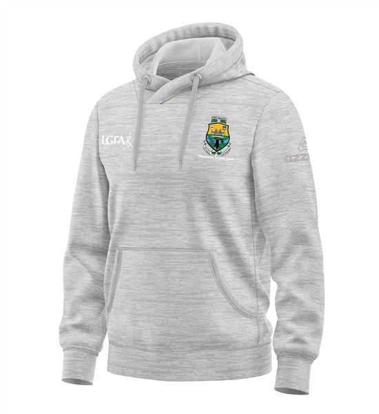 Macroom Ladies Cotton Hoodie Light Grey Melange