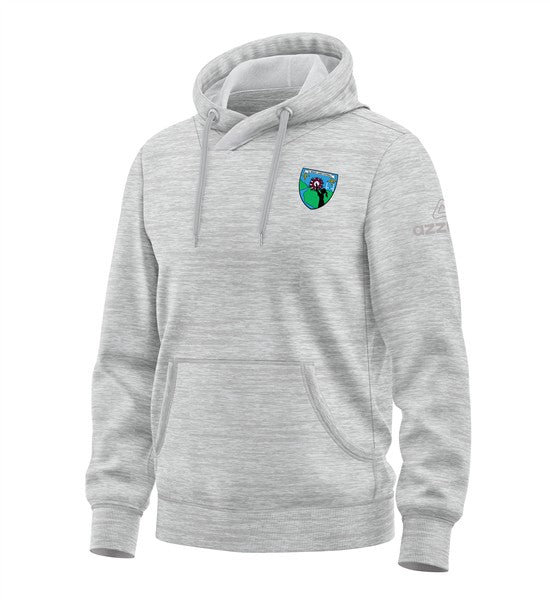 St Brigids LGFA Cotton Hoodie Light Grey Melange