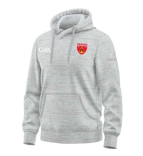 Passage East Hurling Club Cotton Hoodie Light Grey Melange