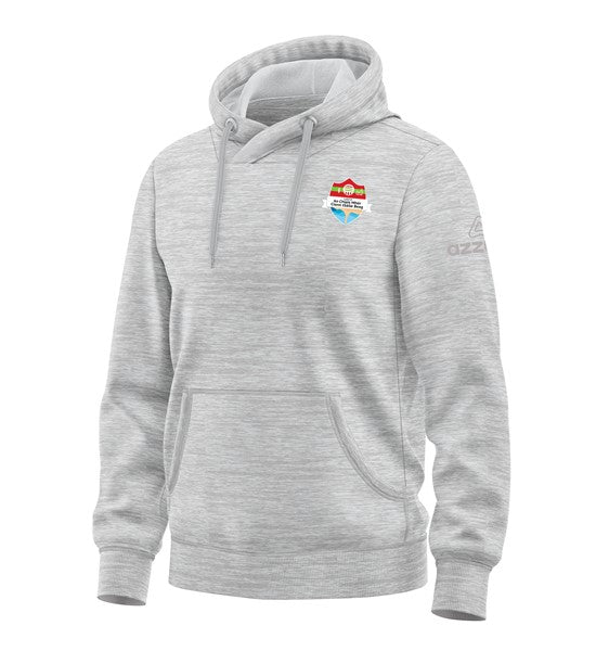 Clashmore Kinsalebeg LGFA Cotton Hoodie Light Grey Melange