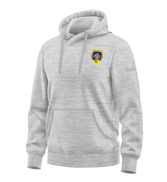 Duncannon FC Wexford Cotton Hoodie Light Grey Melange