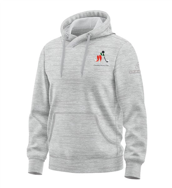 St Annes Camogie and LGFA Cotton Hoodie Light Grey Melange