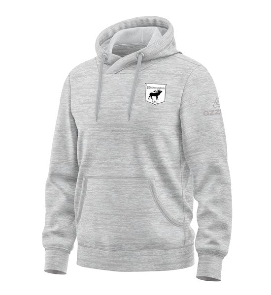 Blessington Rugby Club Wicklow Cotton Hoodie Light Grey Melange