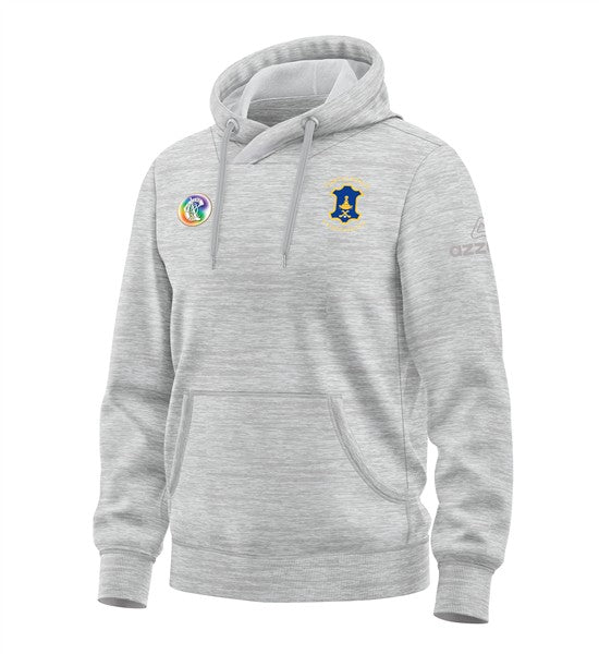 Portlaw Camogie Club Waterford Cotton Hoodie Light Grey Melange