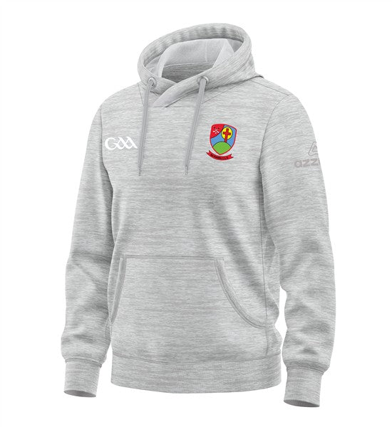 Na Fianna Hurling CLub Cotton Hoodie Light Grey Melange