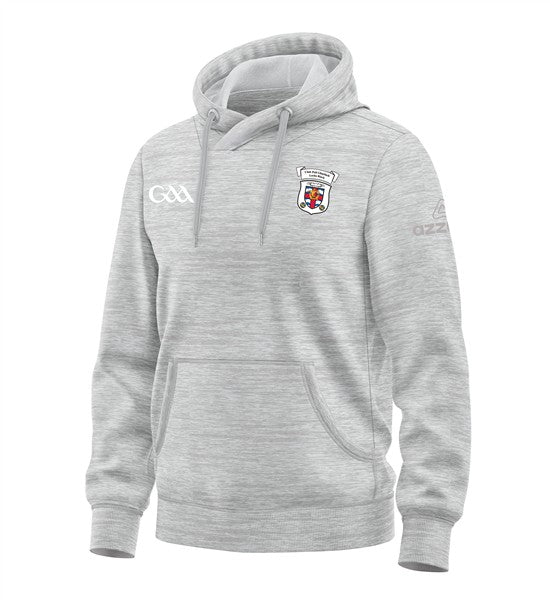 Loughrea GAA Galway Cotton Hoodie Light Grey Melange
