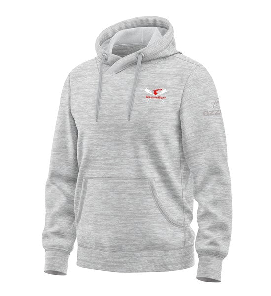 Carlow Dragon Boat Club Cotton Hoodie Light Grey Melange