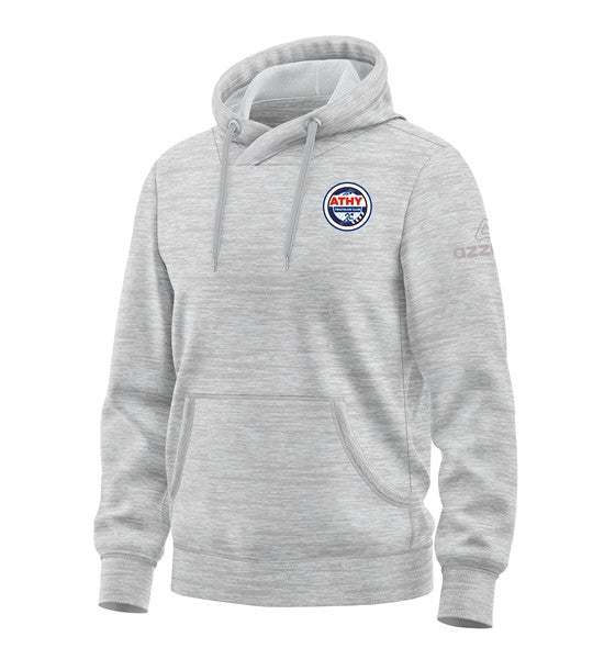 Athy Triathlon Club Cotton Hoodie Light Grey Melange
