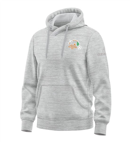 Valley Rangers Cotton Hoodie Light Grey Melange
