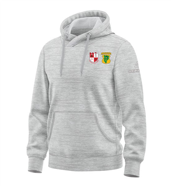 St Cocas GAA Kildare Cotton Hoodie Light Grey Melange