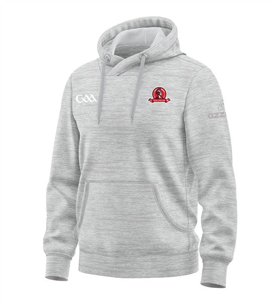 Rome Hibernia GAA Cotton Hoodie Light Grey Melange
