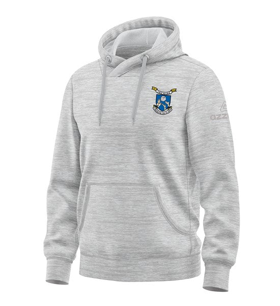 Knocknagree Ladies Football Cotton Hoodie Light Grey Melange