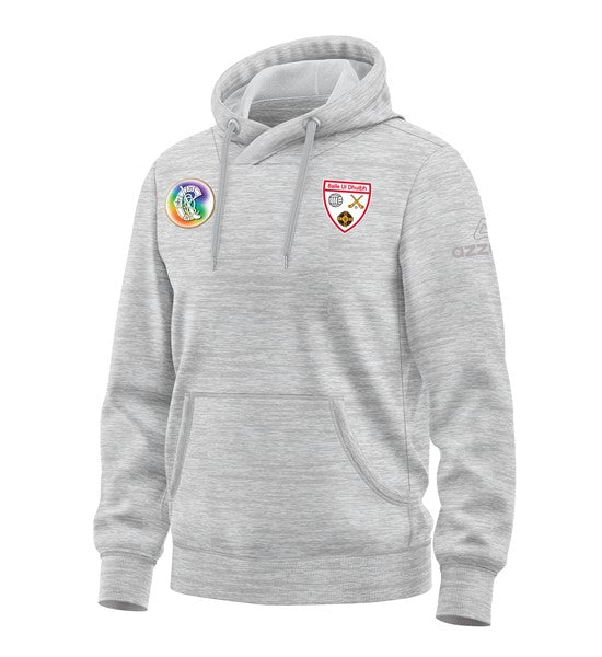 Ballyduff Lower Camogie Cotton Hoodie Light Grey Melange