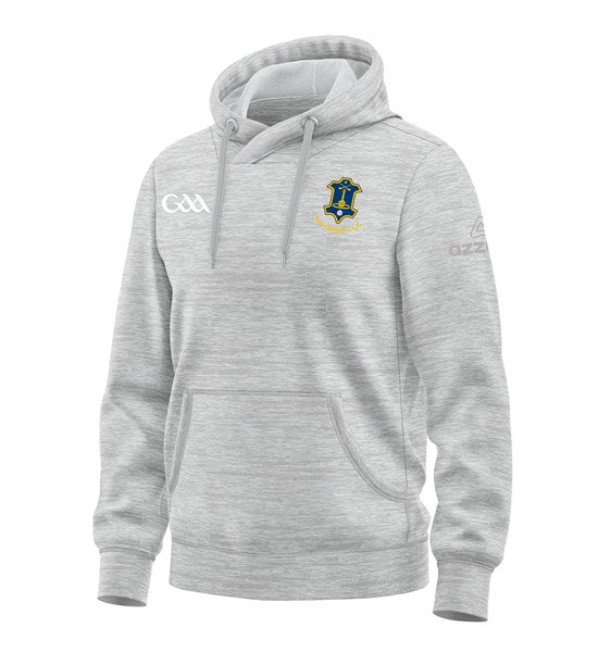 Portlaw GAA Cotton Hoodie Light Grey Melange