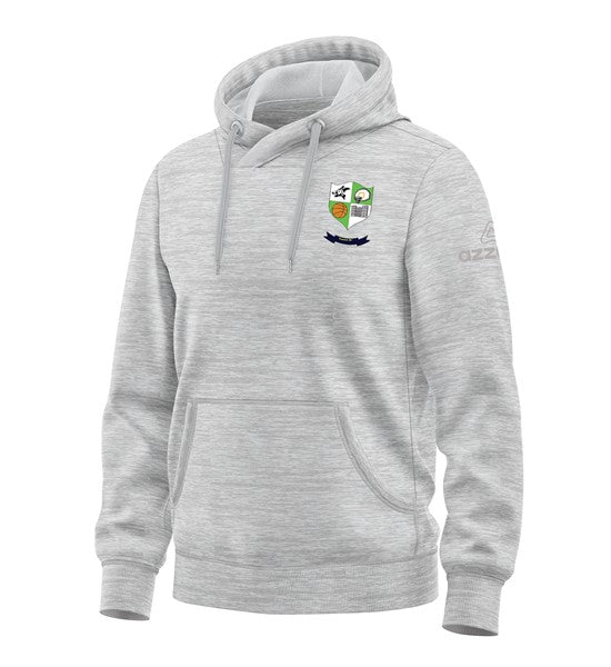 Kanturk Basketball Cotton Hoodie Light Grey Melange