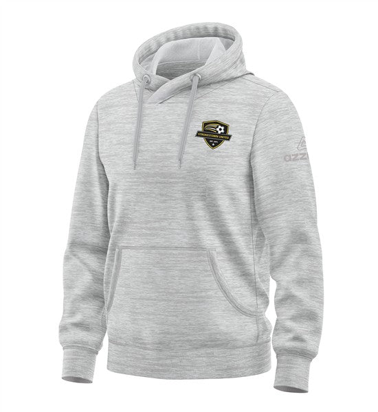 Strokestown United FC Cotton Hoodie Light Grey Melange