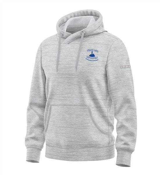 St Declans Camogie Club Waterford Cotton Hoodie Light Grey Melange