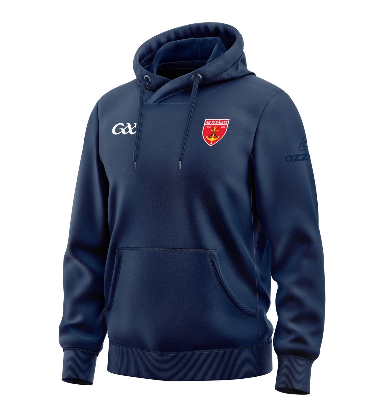 Passage East Hurling Club Cotton Hoodie Navy