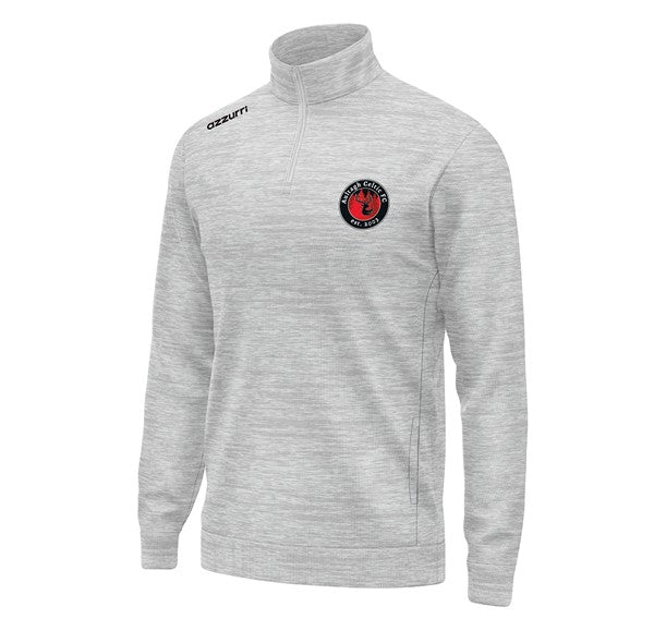 Aultagh Celtic FC Cork Cotton Pullover Fleece Light Grey