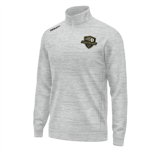 Strokestown United FC Cotton Pullover Fleece Light Grey