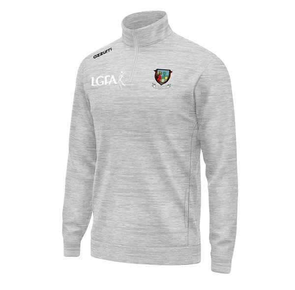 Na Fianna LGFA Offaly Cotton Pullover Fleece Light Grey