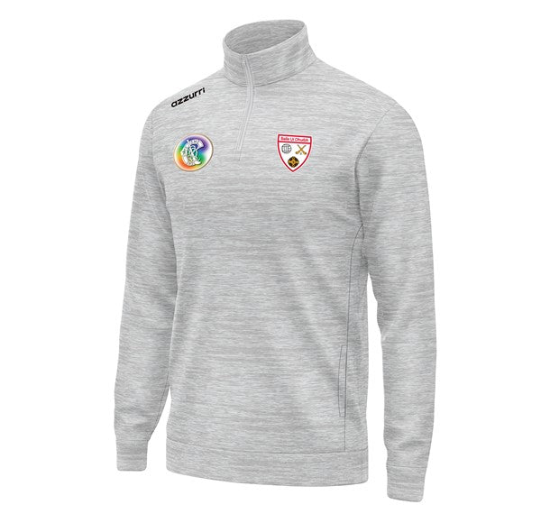 Ballyduff Lower Camogie Cotton Pullover Fleece Light Grey