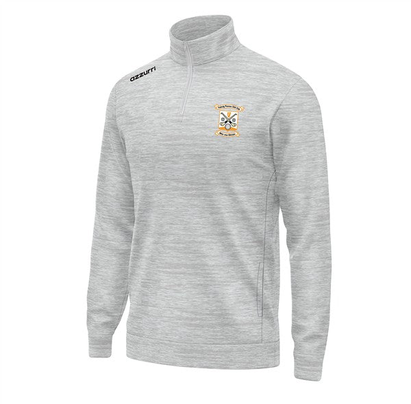 Padraig Pearse GAA Galway Cotton Pullover Fleece Light Grey
