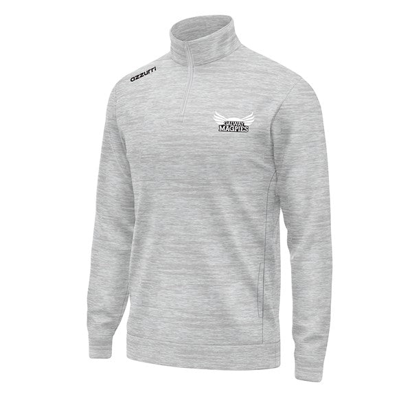 Galway Magpies Cotton Pullover Fleece Light Grey