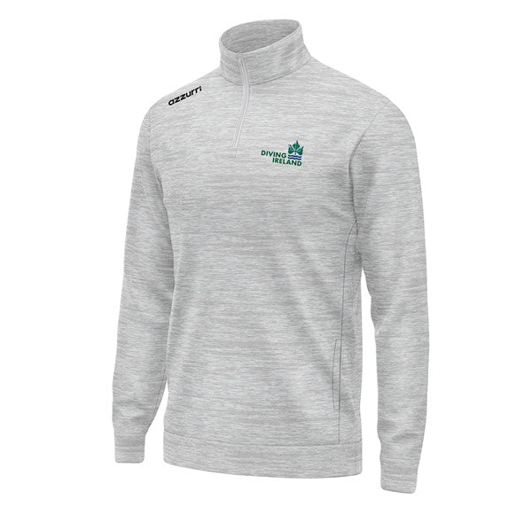 Diving Ireland Cotton Pullover Fleece Light Grey