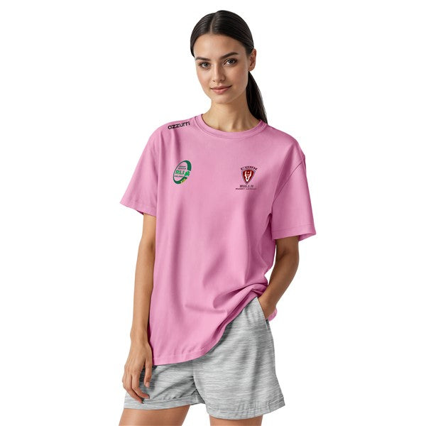 Cork Bulls Core Cotton T-Shirt Pink