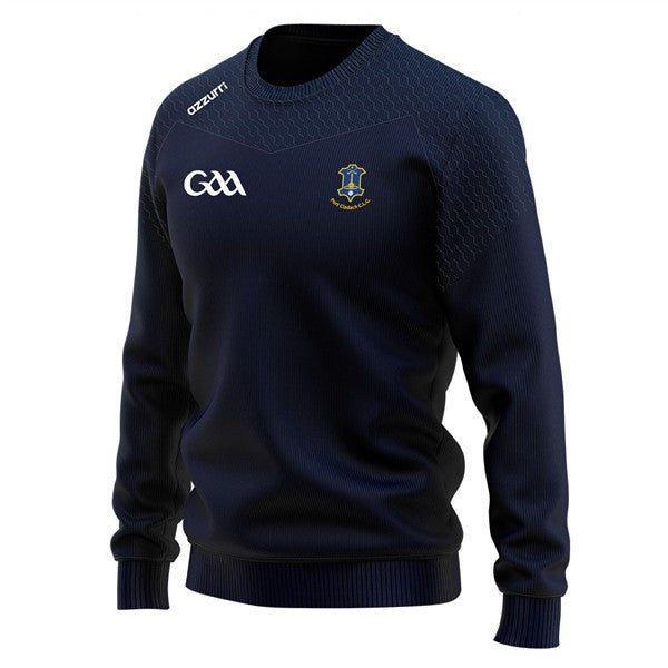 Portlaw GAA Cali Crew Neck Navy/Navy Honey Comb