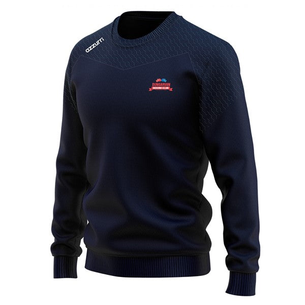 Dungarvan Boxing Club Cali Crew Neck Navy/Navy Honey Comb