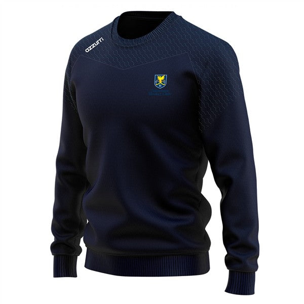 Tullamore Hockey Club Cali Crew Neck Navy/Navy Honey Comb