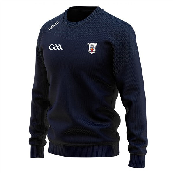 Loughrea GAA Galway Cali Crew Neck Navy/Navy Honey Comb