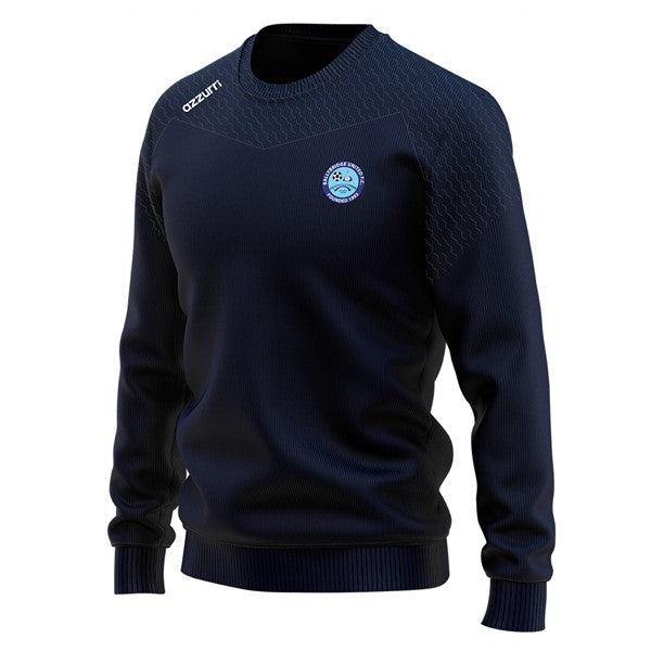Ballybridge United FC Cali Crew Neck Navy/Navy Honey Comb