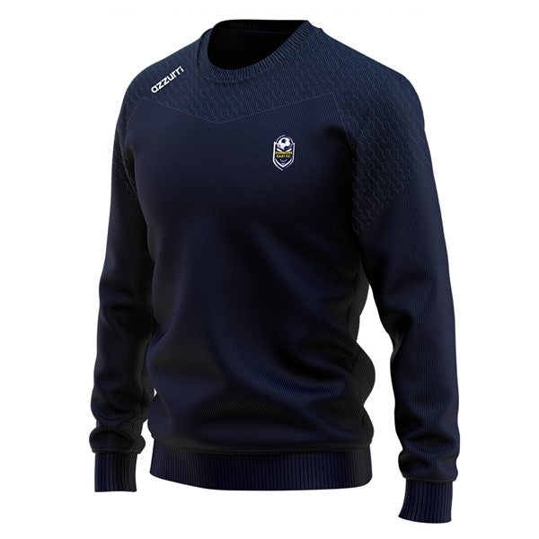 Dunmore East FC Cali Crew Neck Navy/Navy Honey Comb