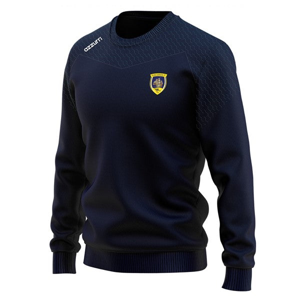 Duncannon FC Wexford Cali Crew Neck Navy/Navy Honey Comb