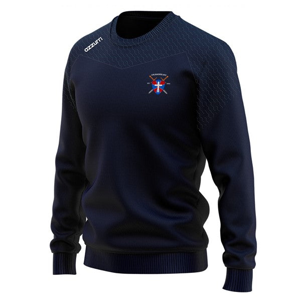 Crusaders AFC Waterford Cali Crew Neck Navy/Navy Honey Comb
