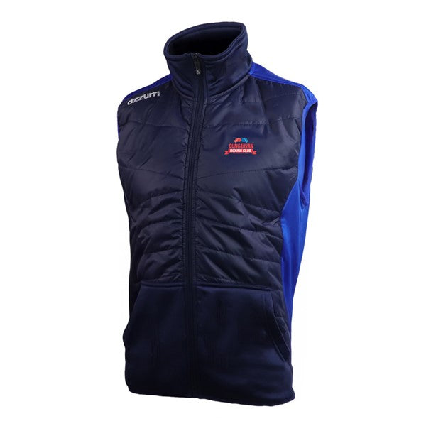 Dungarvan Boxing Club Ezra Hybrid Gilet Navy/Royal Honey Comb