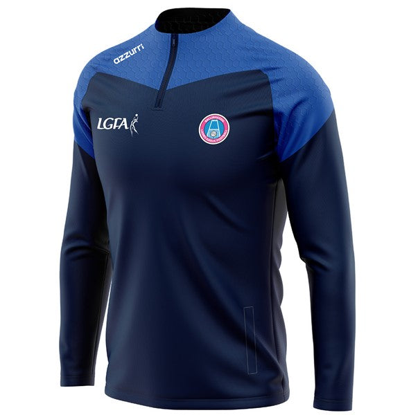 ballinhassig lgfa Cali half-zip Navy/Royal Honey Comb