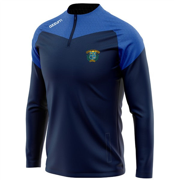Patrician Presentation Cali Half-Zip Navy/Royal Honey Comb