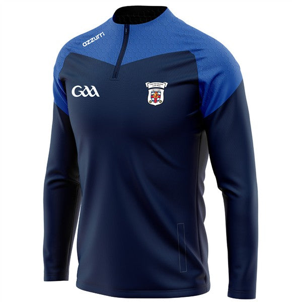 Loughrea GAA Galway Kids Cali Half-Zip Navy/Royal Honey Comb